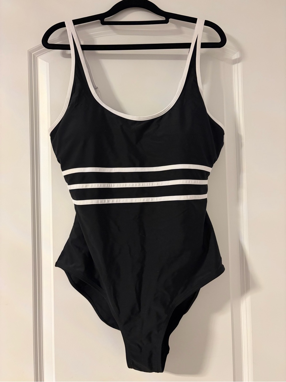 Aleumdr Color Block Athletic One-Piece Swimsuit XL | Tummy Control | Like New